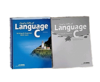 Abeka 6th Grade God's Gift of Language C 3rd Ed. Teacher Key and Quiz/Test Key