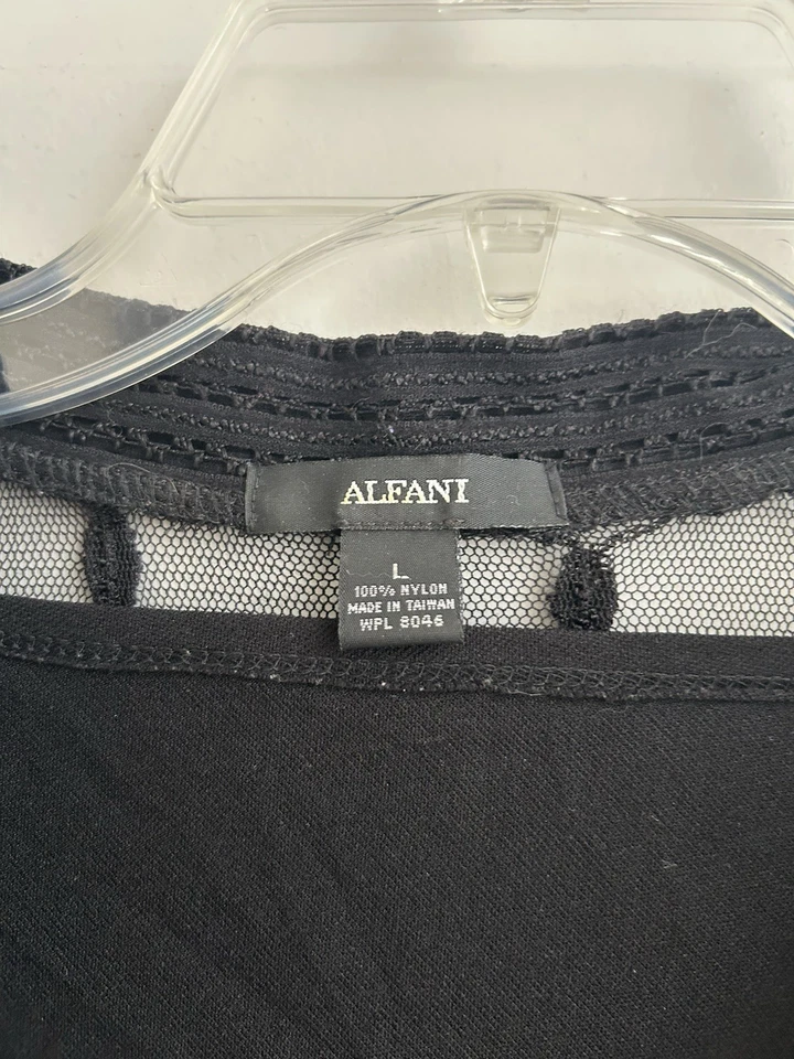 Vtg Y2K Lace Top Black Empire Blouse LG Coquette  Whimsigoth Twilight Charmed - Image 3 of 4