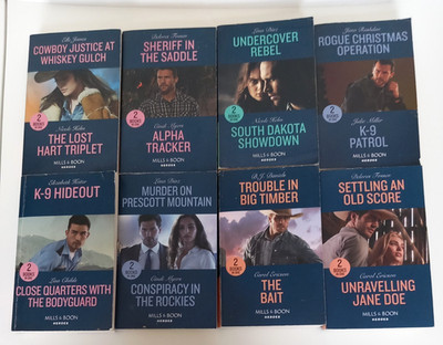 Mills & Boon Heroes Books 16 Stories in 8 Books Paperback Joblot Bundle
