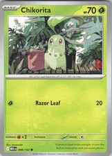 Chikorita #8/132 (LP) ME01: Mega Evolution MEG Pokemon