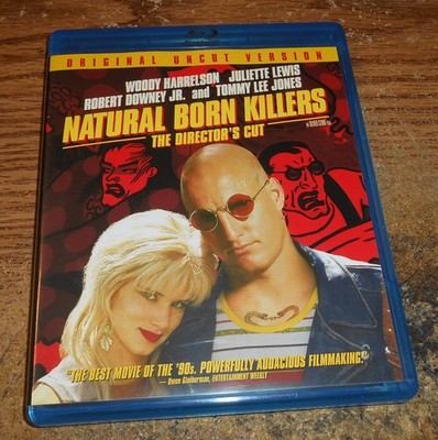 NATURAL BORN KILLERS 1994 THE DIRECTOR'S CUT BLU-RAY/AN OLIVER STONE FILM!