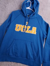UCLA Bruins Hoodie Mens Large Champion Blue Fleece Drawstring Spellout NCAA L