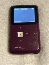 Vintage Vado HD Purple 2" LCD 2x Digital Pocket Video Camcorder Model - VFO624
