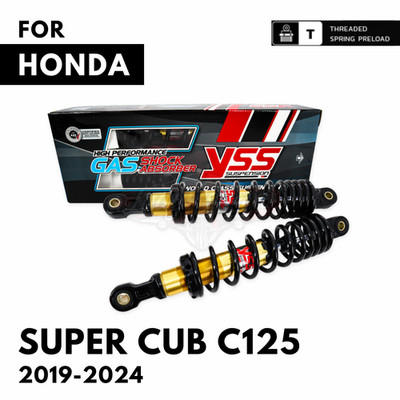 YSS DTG Plus Rear Shock Suspension Adjustable For 2019-2024 Honda Super Cub C125