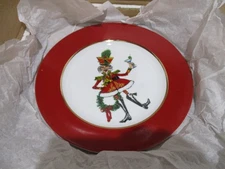 Frontgate Spirited Nutctracker Appetizer Plates Set Of 4 NEW In Box Christmas