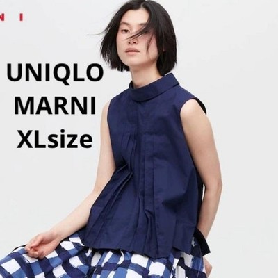 UNIQLO MARNI Tuck Blouse Sleeveless UNIQLO MARNI XL