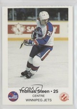 1985-86 Winnipeg Jets Police Thomas Steen 0f6