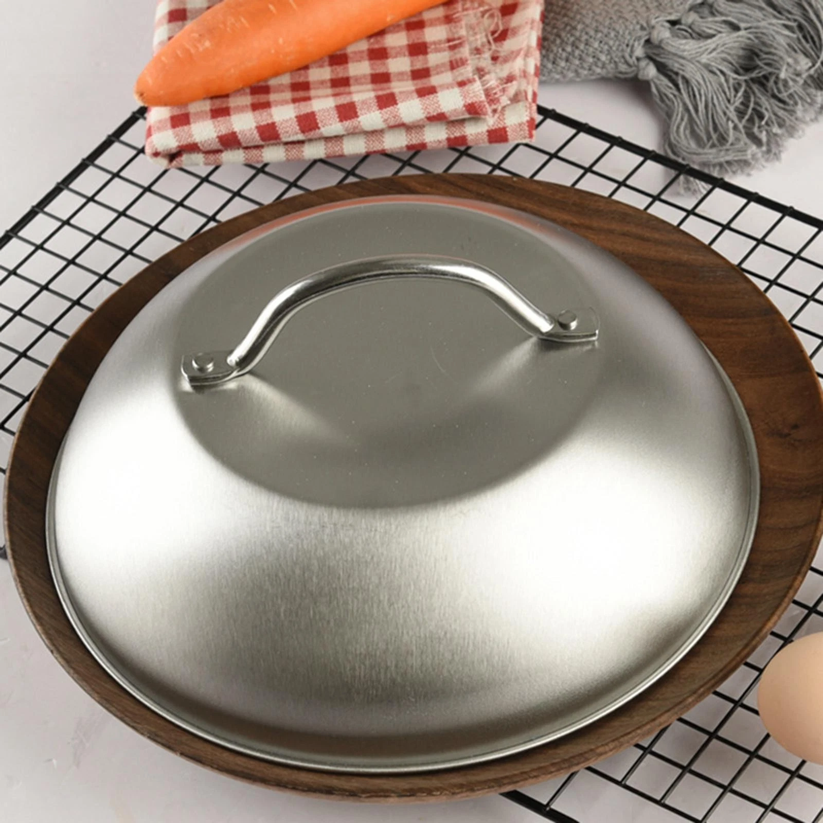 Stainless Steel Lid Multifunctional Easy Clean Flat Top Griddle Grill