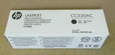 HP Laserjet Toner Cartridge CC530AC (CC530A) Black NEW cp2025, cm2320 mfp