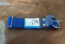 Champro Elastic Youth Baseball/Softball Belt w/Leather Tab - Royal Blue