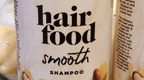 Hair Food Smooth Shampoo AVOCADO & ARGAN OIL 17.9 fl.oz. Lot of 2 - Picture 3 of 12
