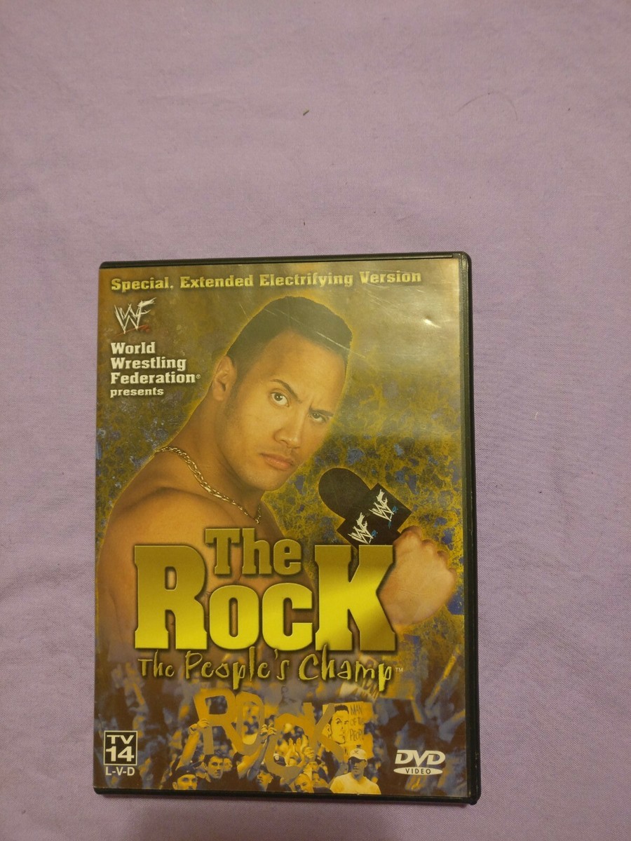 WWF WWE - The Rock: The Peoples Champ (DVD, 2000) Dwayne Johnson