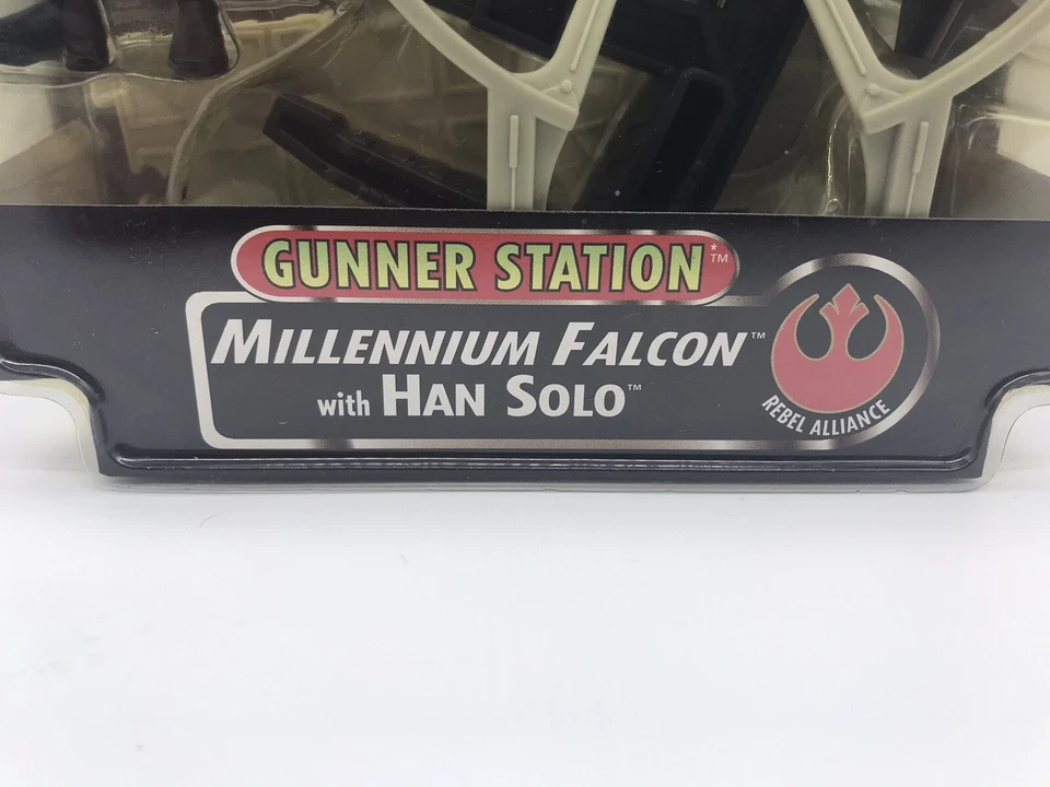 Figura de acción Star Wars The Power of the Force Gunner Station Halcón Milenario Foto 3 de 4