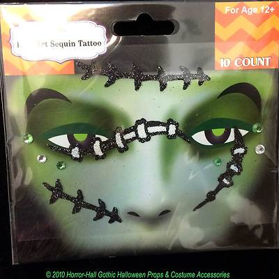 Face Art Glitter TEMPORARY TATTOOS Costume Instant Makeup Eye Decal-CHOOSE STYLE