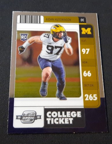 2022 Contenders Optic Aidan Hutchinson RC Detroit Lions Chronicles DP