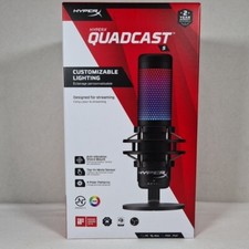 Hyperx Quadcast S – Usb Microphone – Rgb Lighting New