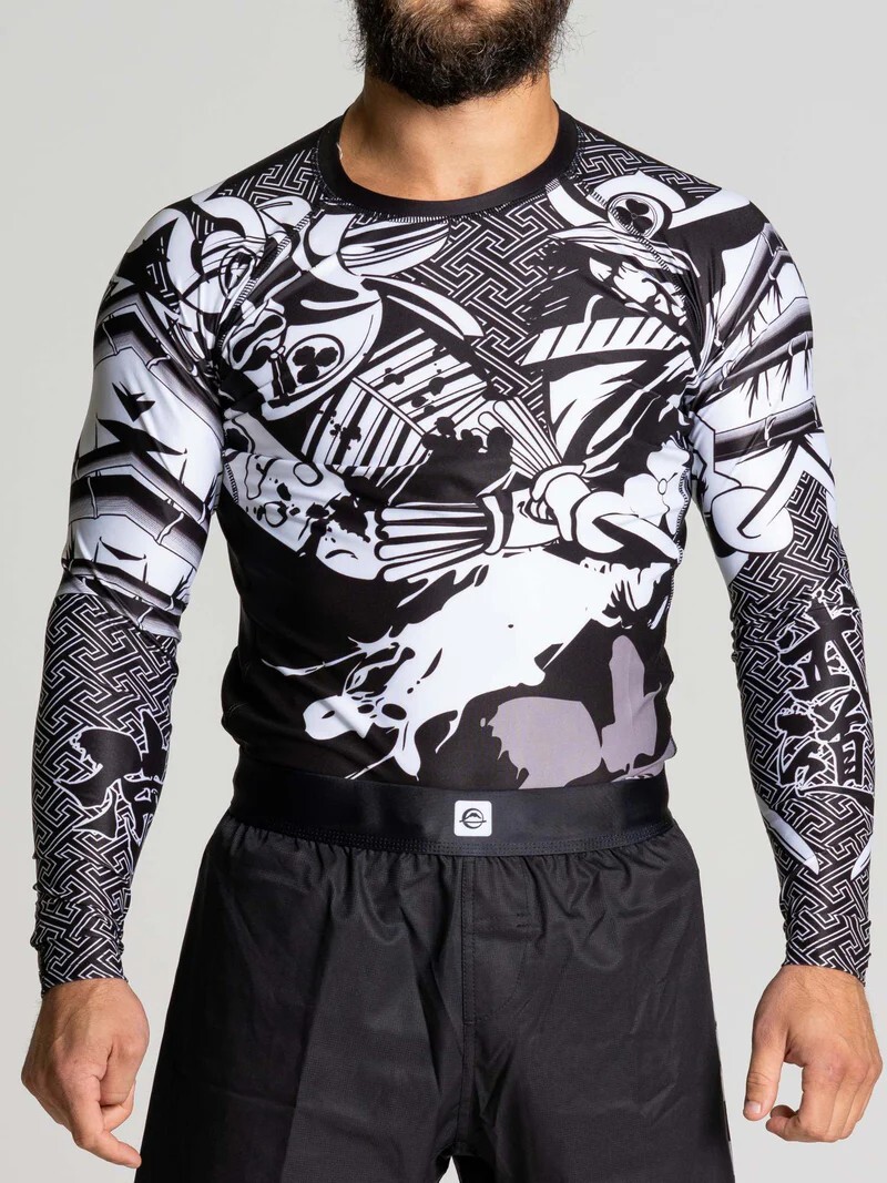 Fuji MMA BJJ Jiu Jitsu Long Sleeve LS Rashguard Rash Guard
