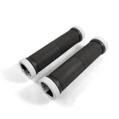 Bike Bicycle Handlebar Grips Lock On Soft Comfortable White For Commencal