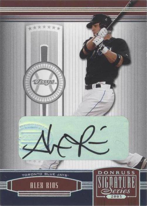 2005 Donruss Signature Series - Alex Rios #146 Silver Signatures (AU ...