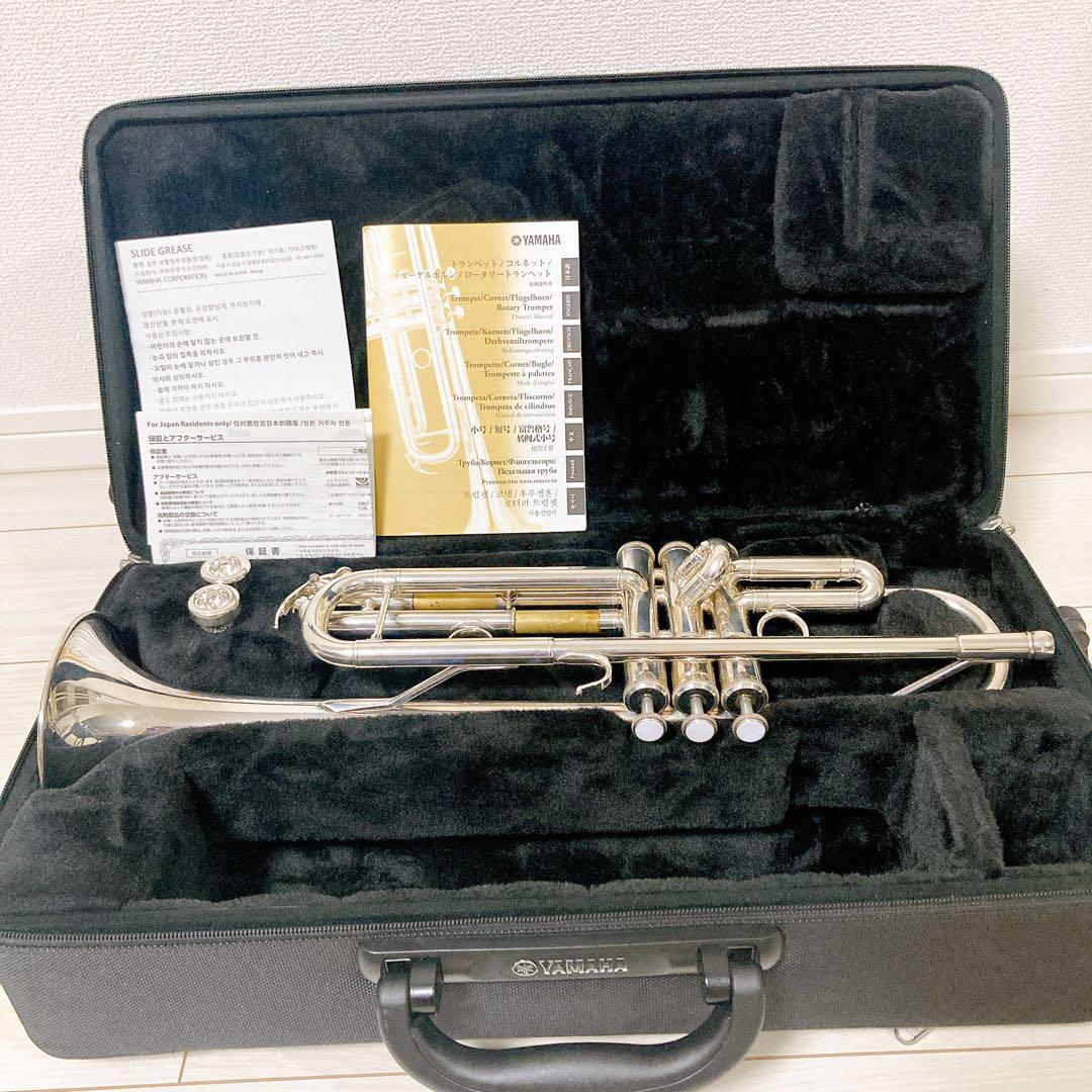 YAMAHA YTR-4335GS II Trumpet Silver Hardcase USED | eBay