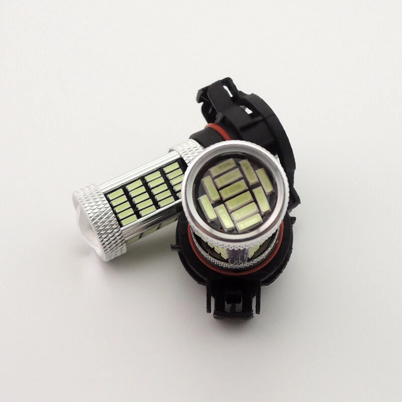 2 Ice Blue 5202 5201 5200S Fog Light Lamp Daytime Running Light 92-SMD LED Bulbs - Image 3 of 4