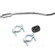 Mittelschalldämpfer für Peugeot 206CC 1.6i-16V Coupé Cabrio Auspuff + Zubehör