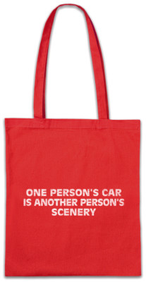 One Person's Car Stofftasche Einkaufstasche Race Racing Petrol Head Fun Love