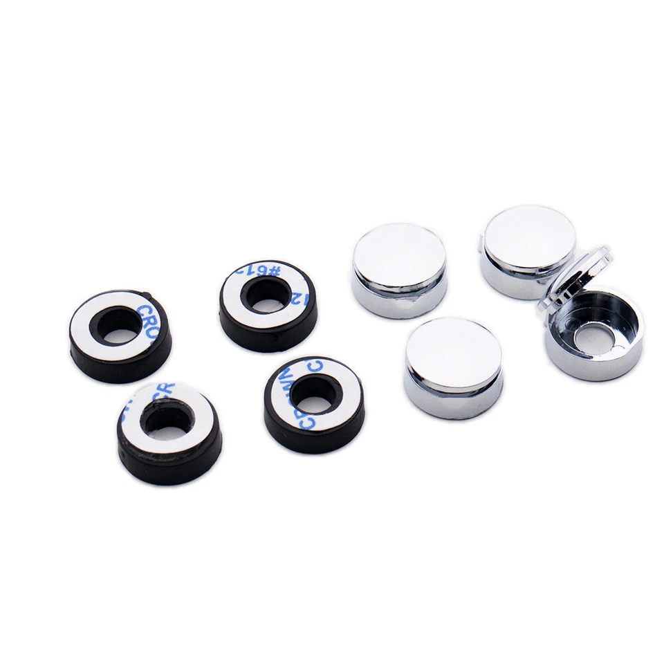 Subaru Front / Rear License Plate Frame Cover Stainless Steel Sport Chrome - Image 4 of 4