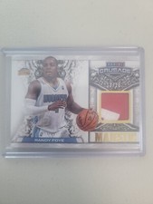 2013 NBA Crusade, Randy Foye Materials 12/25, Majestic PRIME