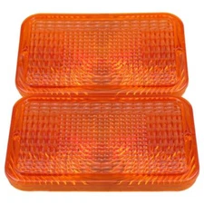 2Pcs Amber Lens RE70020 for John Deere 4010 4100 4110 4115 4120 4200 4300 4400