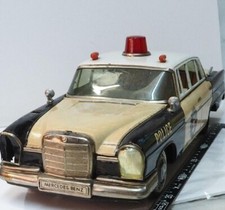 Nomura Toy Tin Toy Car Mercedes-Benz 220S Police car F/S FEDEX