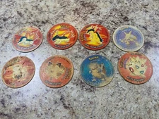 Tazos Pokemon Lot Of 8 Tazo Sabritas Mexico Pogs ORIGINAL