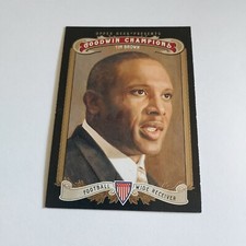 2012 Upper Deck Goodwin Champions Baseball Card Tim Brown #150 Black Frame