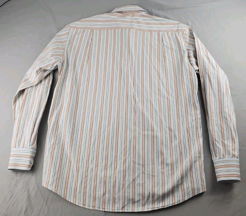 Eden Park Shirt Mens Extra Large Striped Button Up Cotton Long Sleeve Pockets - Picture 2 of 14