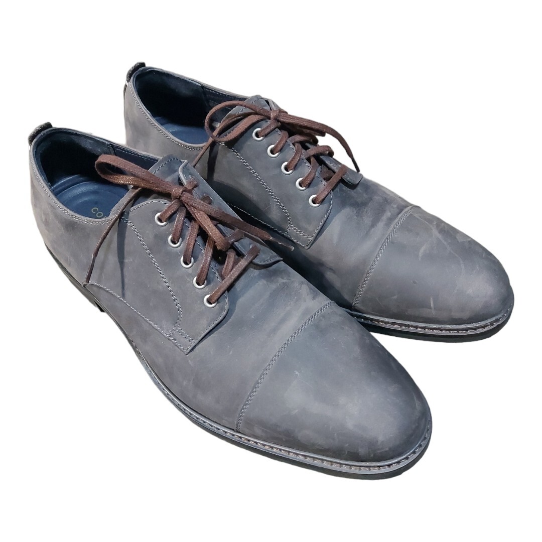 Cole Haan Original Grand OS Suede Gray Dress Shoes Cole Haan Grand OS Men main image 4