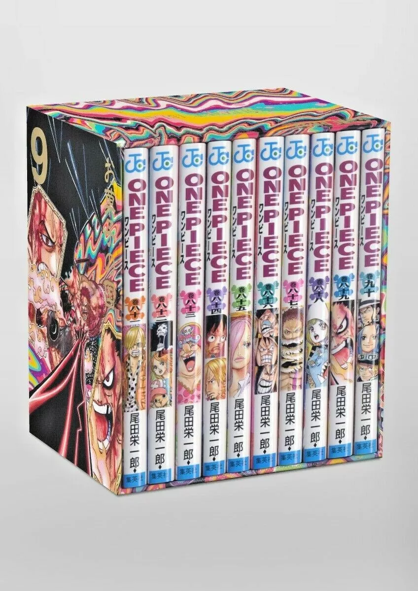 ONE PIECE Comics Box set Vol 81-90: WHOLECAKE ISLAND storage Japanese Comic  Jump