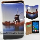For Nokia Series - Windmill Theme Print Wallet Mobile Phone Case Cover