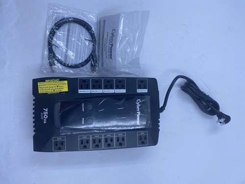 CYBERPOWER AVRG750LCD AVR 750VA 450W 12 OUTLETS INTELLIGENT LCD UPS SYSTEM - Picture 5 of 7