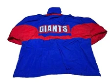 Vintage 90s NFL New York NY Giants Proline By Apex One Puffer Jacket LARGE