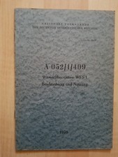 NVA Vorschrift A052/1/409 Wasserfilterstation WFS 1 Beschreibung & Nutzung 1978