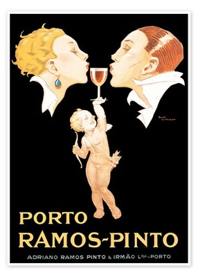 Poster Porto Ramos-Pinto - René Vincent