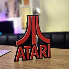 Atari Logo 3D Sign Retro Gaming Decor Classic...