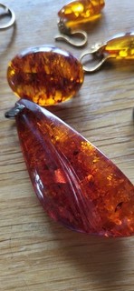 Bernsteinschmuck Konvolt Verschlüsse mit Punzen uralt