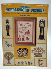 Leisure Arts Charted Needlework Designs Volume 1 Cross Stitch Leaflet