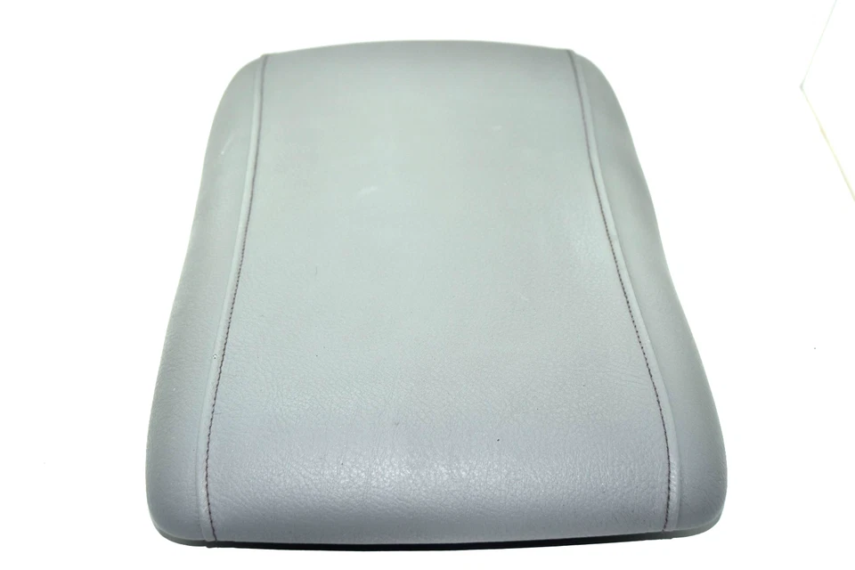 💎 2003-2006 Ford Expedition console central couro cinza apoio de braço tampa tampa fabricante de equipamento original - Imagem 2 de 4