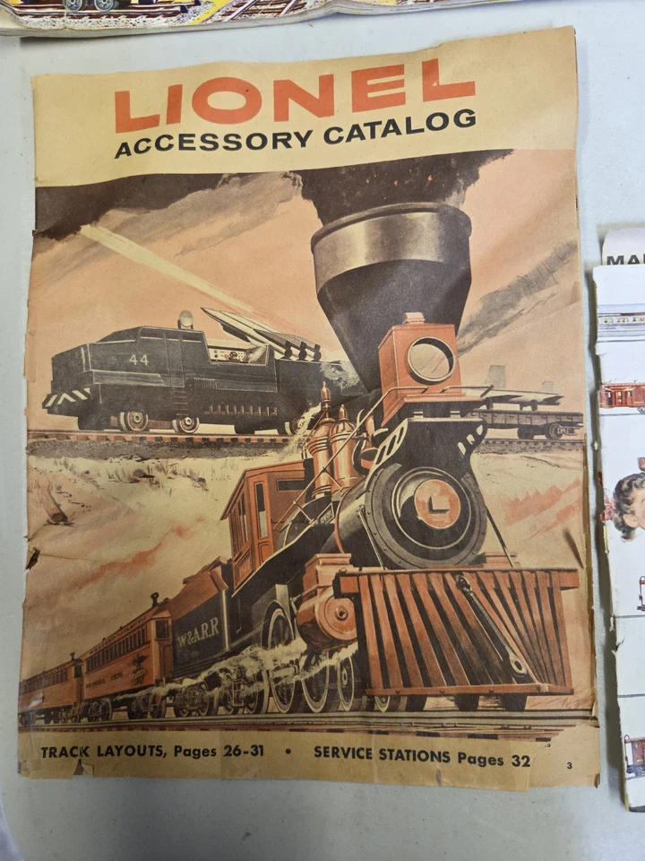 Lote De Colección De 9 Catálogos/Folletos Tren Lionel Años 50/60 Nostalgia Publicidad Foto 2 de 4