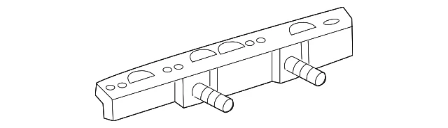 Soporte lateral del parachoques trasero izquierdo para Ford Crown Victoria 1998-2011 (N/P F8AZ17D995AA)