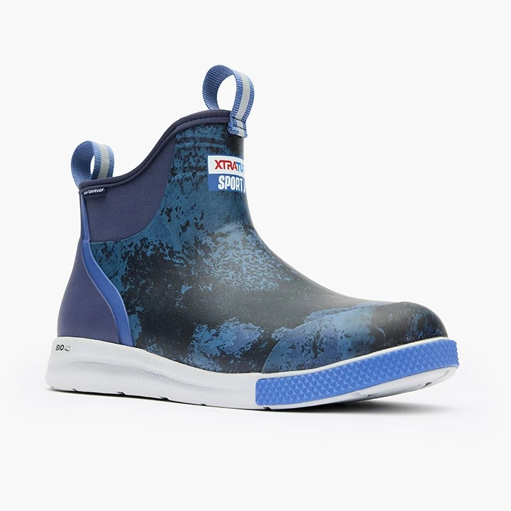 XTRATUF Men’s 6” Sport Ankle Deck Boot - XADSM202, Blue