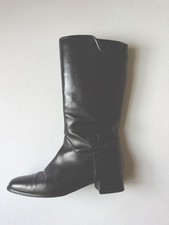 DESIGNER STIEFEL REITER LORENZO BANFI SCHWARZ LEDER GR. 41 Sehr Guter Zustand.