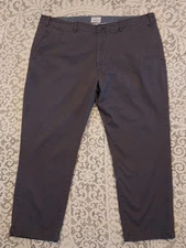 Mutual Weave Mens Gray Chino Pants 46 x 29 Relaxed Straight Great Condition